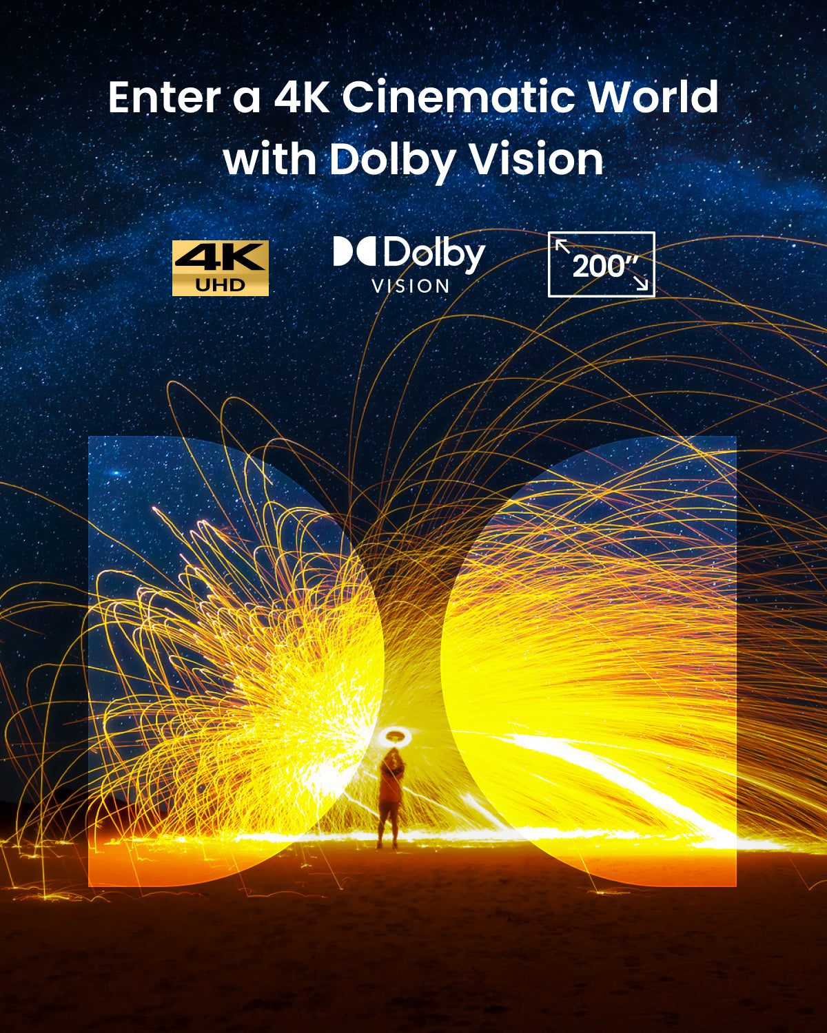 Cosmos 4K SE | Dolby Vison Projector with Google TV-Default Title